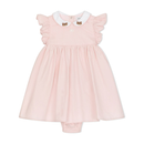 short-sleeve dress set in pink