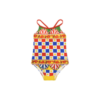 carretto-print baby swimsuit