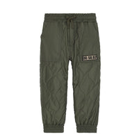 expanded-fit quilted trousers