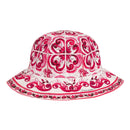 majolica-print bucket hat