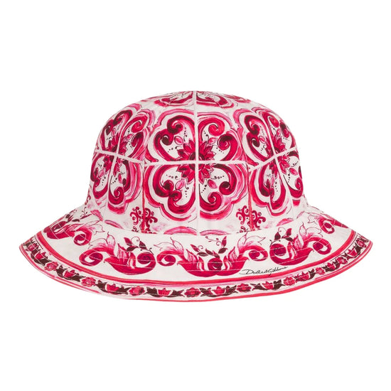 MAJOLICA-PRINT BUCKET HAT