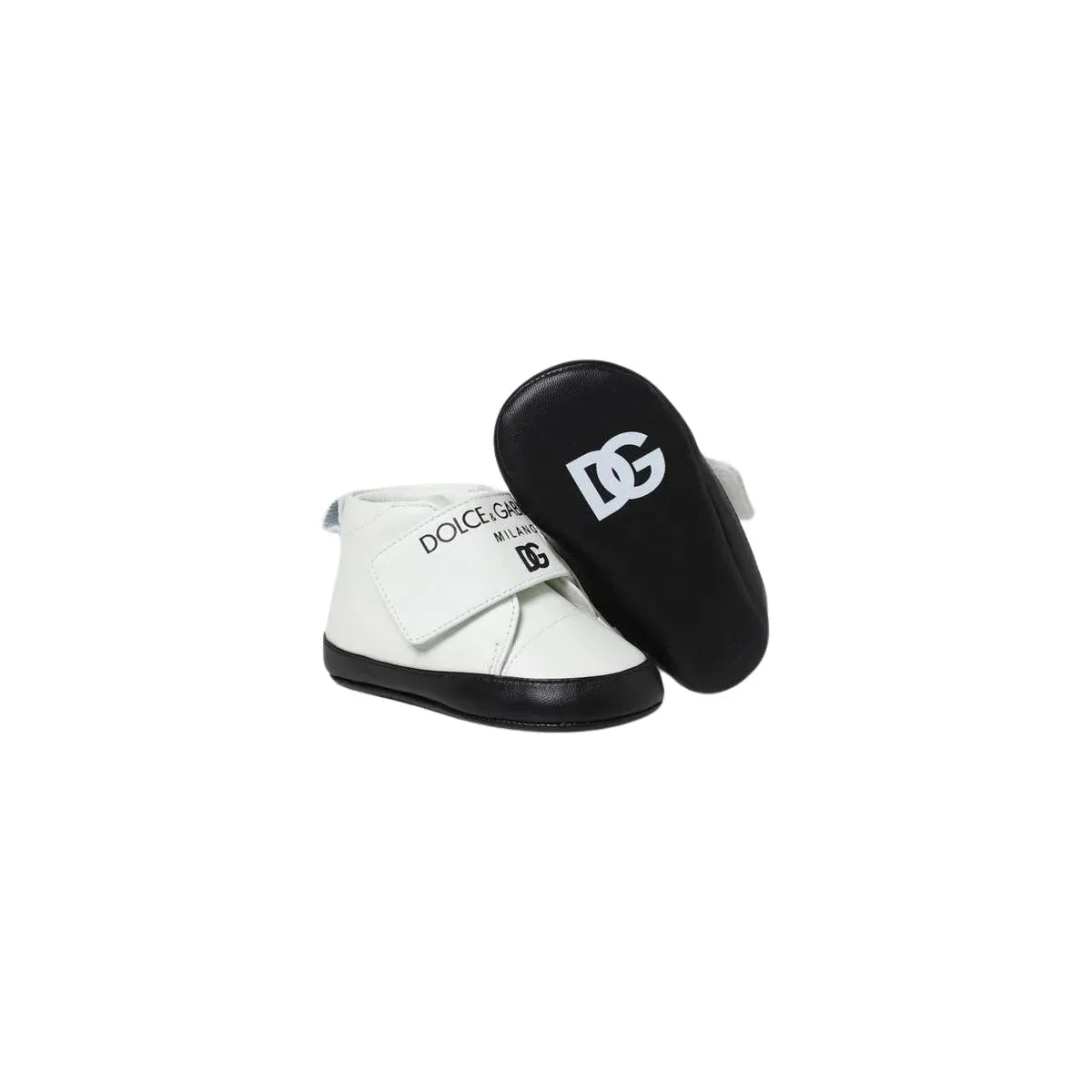 white and black classic pre-walkers