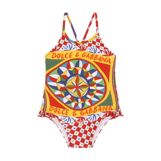 SWIMSUIT ONE PIECE IN CARRETTO-PRINT