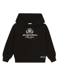 HOODED SWEATSHIRT IN BLACK