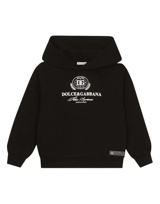 HOODED SWEATSHIRT IN BLACK