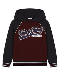 hooded sweatshirt in blue