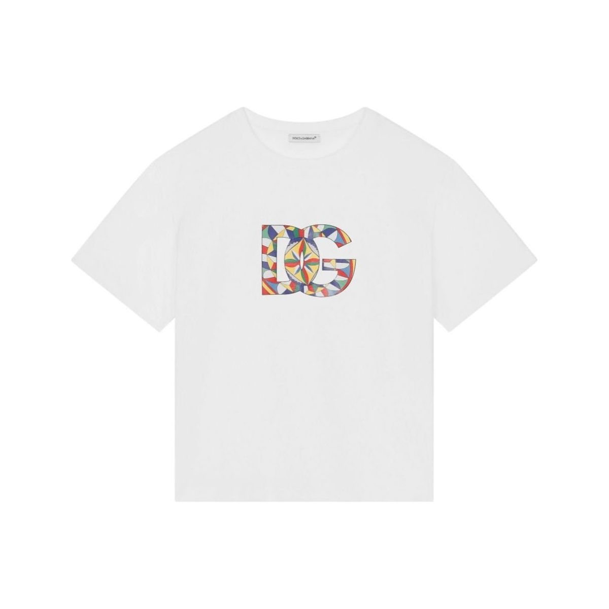 cotton baby t-shirt with carretto logo-print