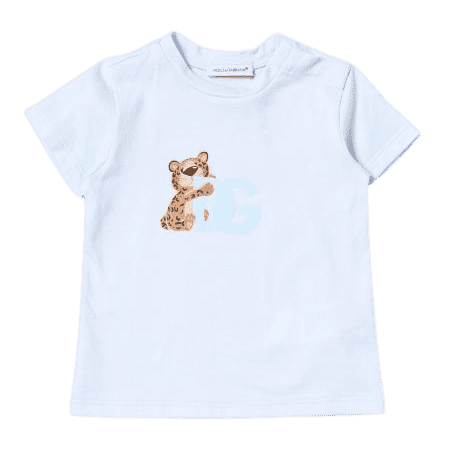 BABY LEOPARD COTTON T-SHIRT