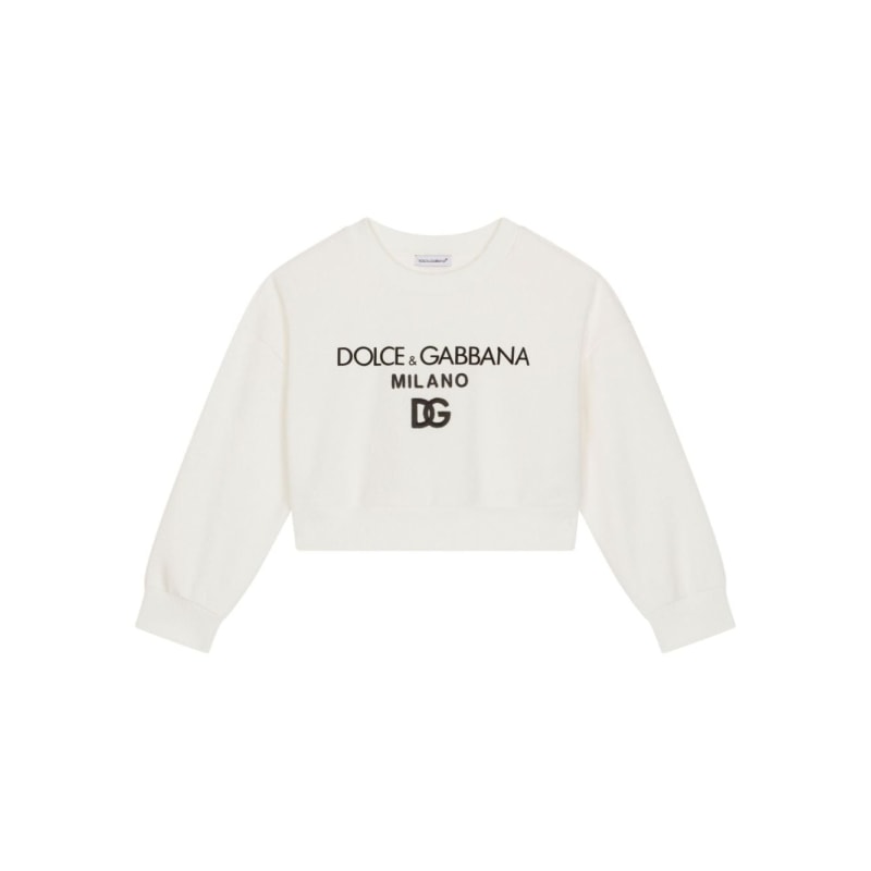 white cotton sweatshirt