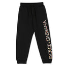 floral-logo print sweatpants track pants