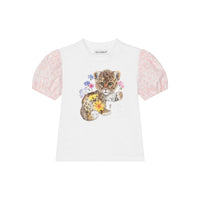 baby leopard-print t-shirt