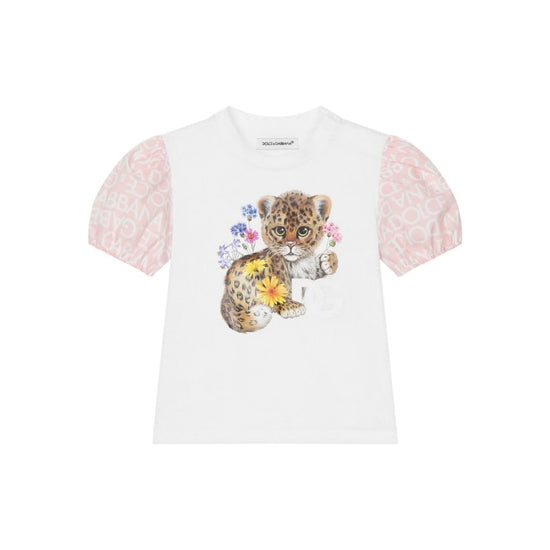 BABY LEOPARD-PRINT T-SHIRT