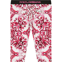 pink majolica leggings