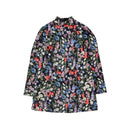 long sleeve dress with floral print