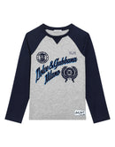 long-sleeved t-shirt in grey