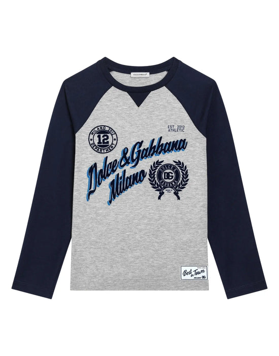 LONG-SLEEVED T-SHIRT IN GREY