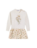 LONG SLEEVES DRESS IN WHITE