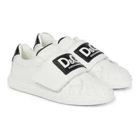 low-top sneakers in white