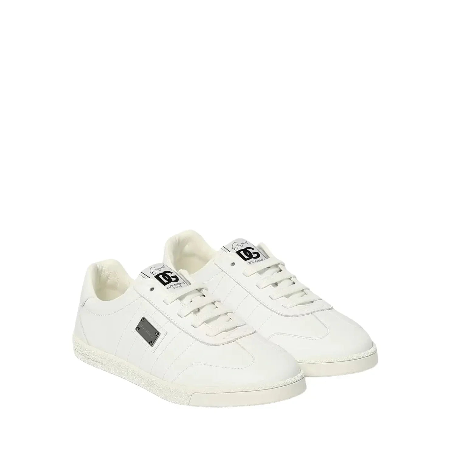 LOW-TOP SNEAKERS IN WHITE