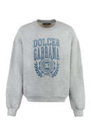 melange jersey sweatshirt