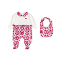majolica-print baby set