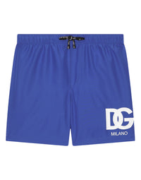 mid length boxer in blue