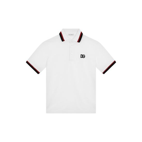 BOYS' POLO IN WHITE