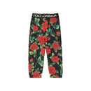 prateria-print logo-waistband leggings