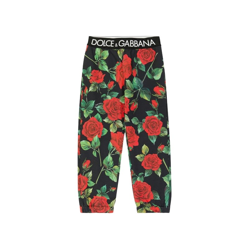 prateria-print logo-waistband leggings