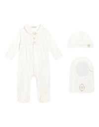 romsuitls+bib+bonnet in blue