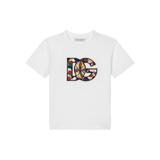 LOGO-PATCH COTTON T-SHIRT