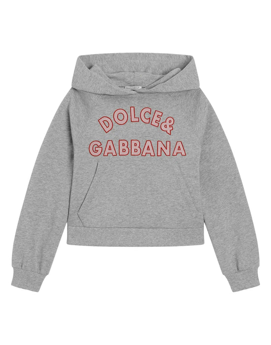 SET HOODED SWEATSHIRT AND PANTS IN GREY