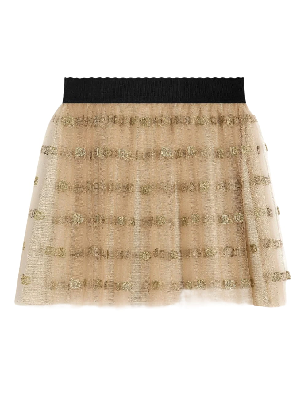 skirt in gold