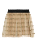 skirt in gold