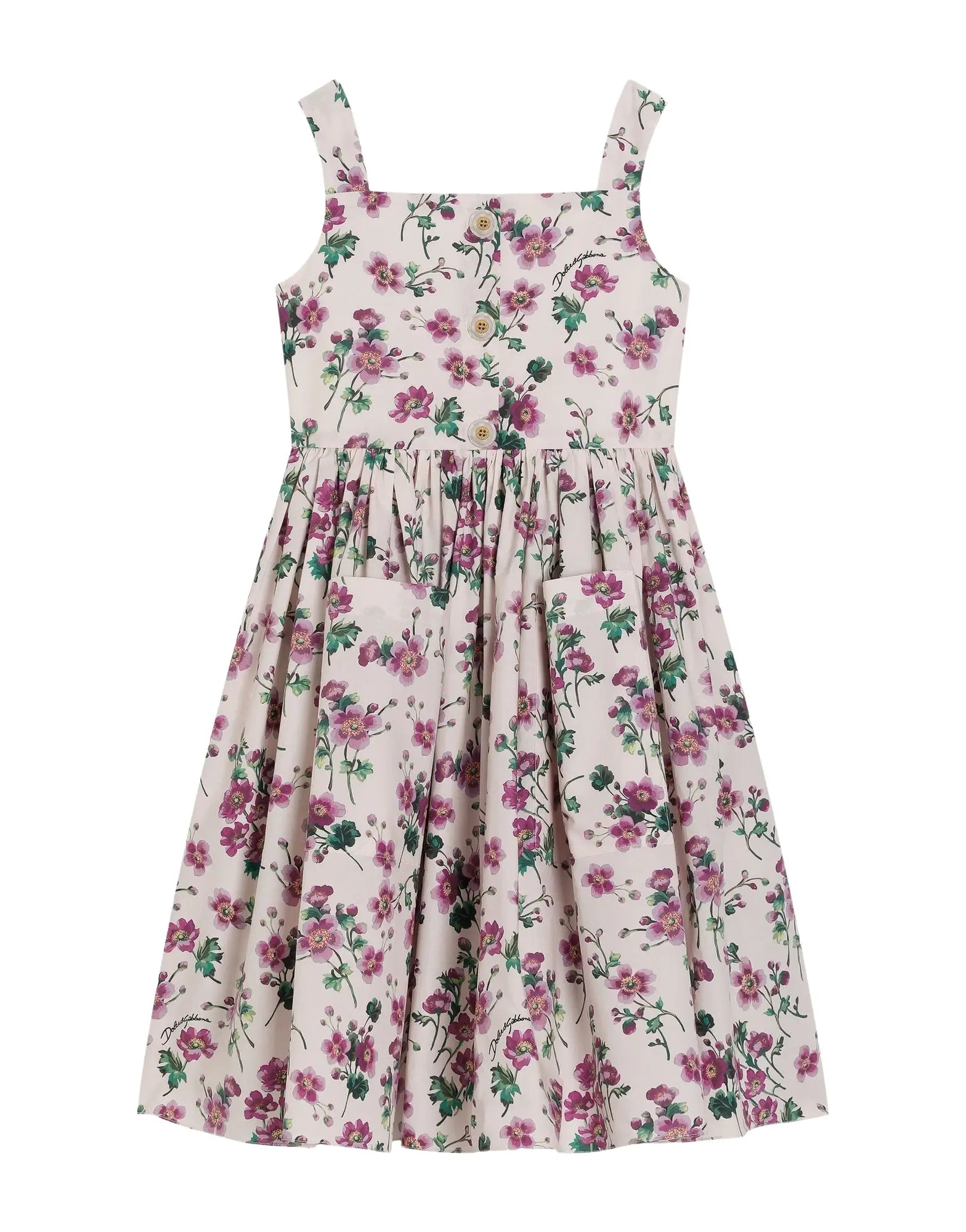 SLEEVELESS DRESS IN MULTICOLOUR