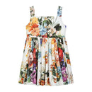 SLEEVELESS DRESS IN MULTICOLOUR