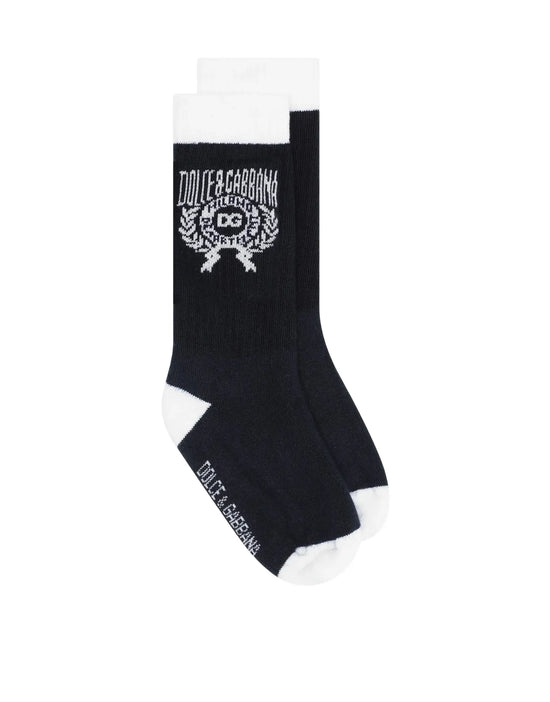 SOCKS IN BLUE AND WHITE