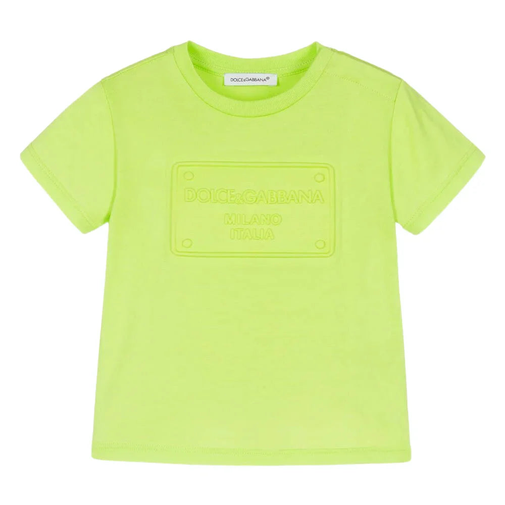 t-shirt in green in green