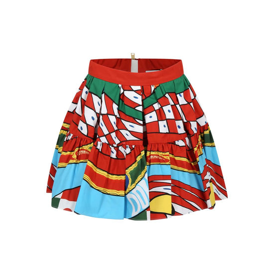CARRETTO-PRINT SKIRT