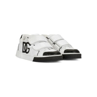 low-top sneakers in white 3