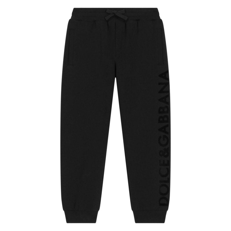embellished logo track pants