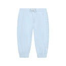 cotton-blend baby pants in blue