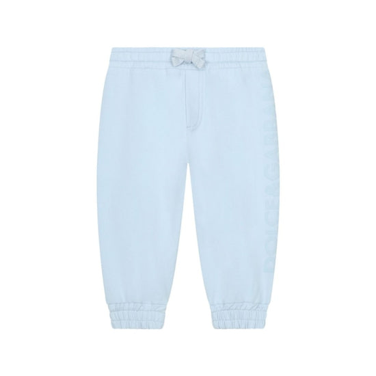 COTTON-BLEND BABY PANTS IN BLUE